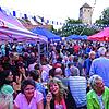 Der Spitalgarten ist wieder Treffpunkt für zahlreiche Besucher. Dort hat die Narrozunft ihr Sommerfest ausgerichtet. Die Besucher ...