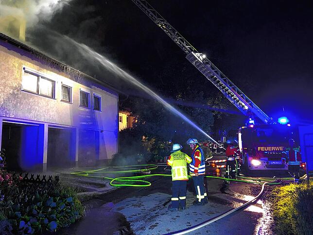 Wohnungsbrand Roggenbeuren