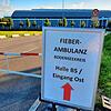 Die Fieberambulanz ist bereits auf dem Messegelände untergebraucht. Jetzt soll dort auch das Kreisimpfzentrum eingerichtet werden.