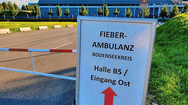 Die Fieberambulanz ist bereits auf dem Messegelände untergebraucht. Jetzt soll dort auch das Kreisimpfzentrum eingerichtet werden.