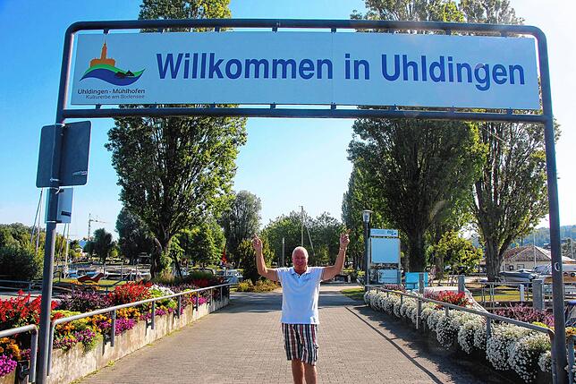 Willkommen in Uhldingen-Mühlhofen: Hafenmeister Robert Schwarz freut sich: „Hier zu leben, das ist schon etwas Besonderes, denn es ...