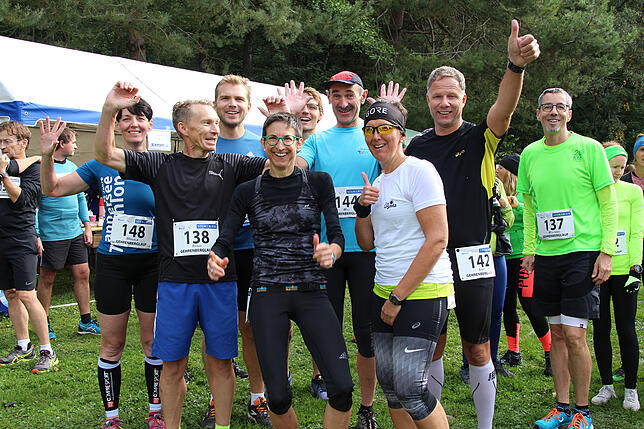 Alle zusammen stellten sie eine der größten Läufergruppen dar: Die Linzgau-Runner aus Markdorf und Umgebung.