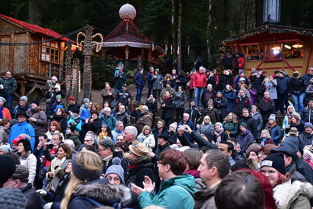 Bild 3: Bilder und Videos vom Triberger Weihnachtszauber: Showstars verbreiten gute Laune