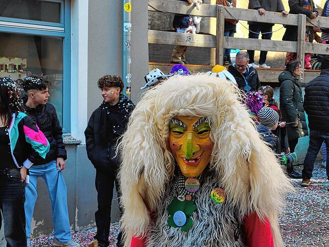 Bild 19: Fasnachtsumzug 2025: Narren erobern die Laufenburger Innenstadt