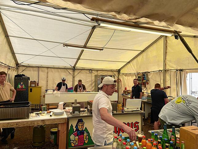 Bild 28: Jugend-Turniere und Frühschoppenkonzert beim Sportfest am Hasenwald in Riedern am Wald