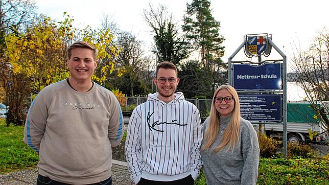 Maximilian Hess, Frank Seidel und Annalena Krantz (von links)