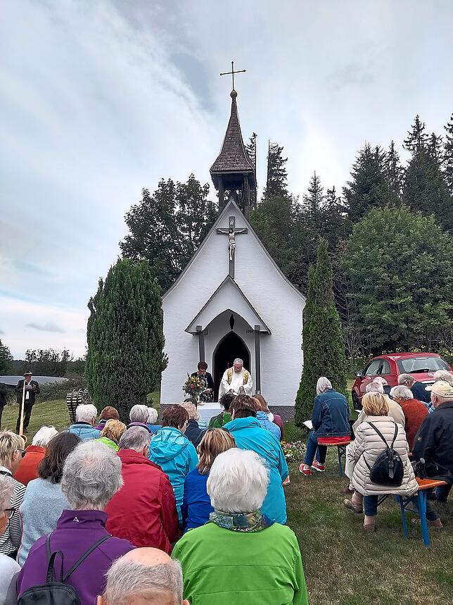 Am 13. August 2019 nimmt der Zweigverein Triberg an der Heiligen Messe an der Gutenkapelle teil.