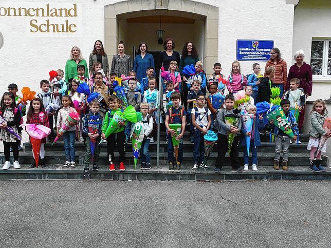 An der Sonnenland-Schule in Stockach (SBBZ Sprache) die Einschulung der neuen Erstklässler statt. Aufgrund des hohen ...