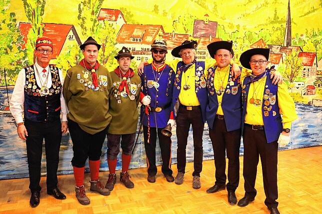 Bild 23: Die Mondfänger vom Untersee begeistern beim Narrenspiegel in Wangen.