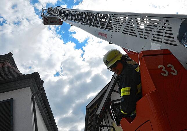 Bild 7: Die besten Bilder der Jahreshauptübung der Freiwilligen Feuerwehr Markdorf – Teil 1