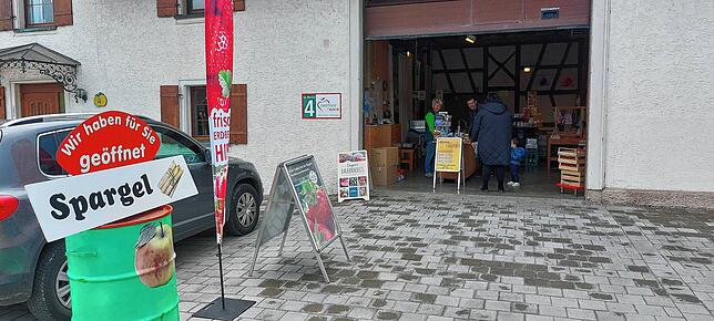 Der Hofladen von Obstbau Koch in Bodman.