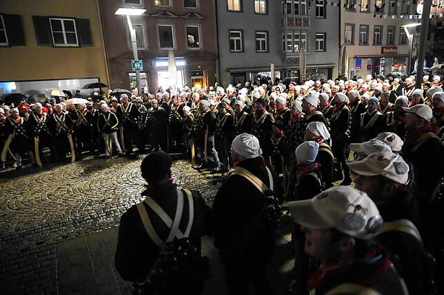 Am Narrenbrunnen in der Obern Straße.