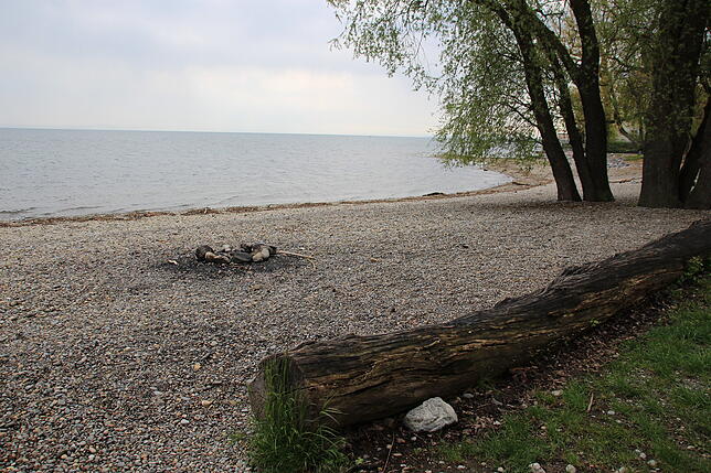 Der Grillplatz in Langenargen.