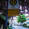 Der barrierefreie Umbau der Bushaltestellen in Wangen (Rathaus) und Öhningen (Enddorf) ruht bis die Höhe der Zuschüsse für die ...
