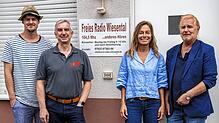 Die FRW-Leitung (Freies Radio Wiesental) schaut mit Vorfreude auf die Jubiläumsfeier am Samstag, 20.¦September, im Stadtpark Schopfheim: ...
