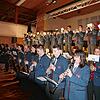 Die neuen Uniformen des Musikvereins Öflöingen &ndash; extra zum Jubiläum angeschafft &ndash; bleiben wohl noch eine Weile im Schrank.