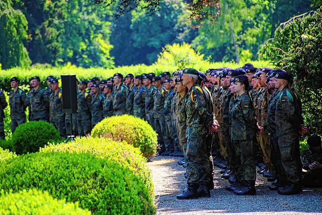 Bild 4: Soldaten aus dem Kosovo zurück in Donaueschingen: Die besten Bilder des feierlichen Appells vor dem Schloss