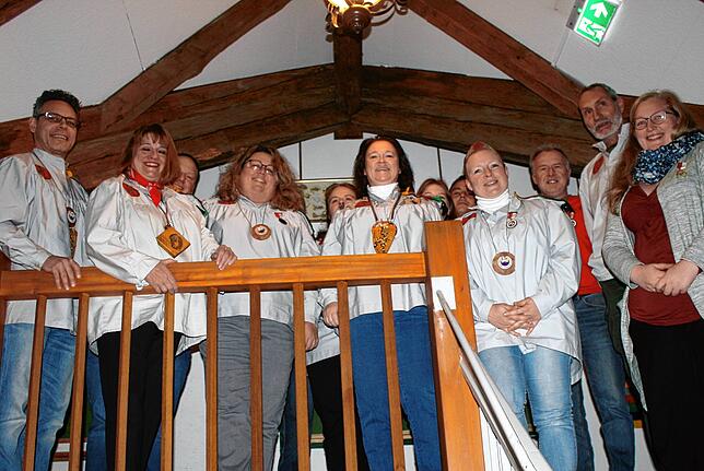 Zahlreiche Mitglieder wurden beim Fasnachtsauftakt der Hungrigen Stühlinger am 11.11 geehrt.