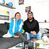 Ramona Widmer und Patrik Gessler (von links) fühlen sich im alten Rathaus pudelwohl. Den Baufortschritt haben sie drei Jahre lang immer ...