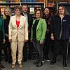 Das Organisationsteam (von links): Bibliotheksmitarbeiterin Tanja Fluck, Kultur-Stadtrat Marco Planas, Organisatorin Alina Rothfelder, ...