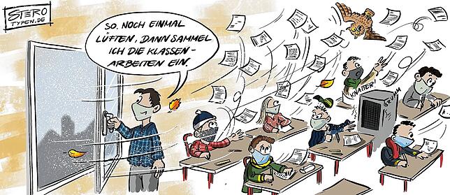 Bild 12: Das Jahr 2021 in zwölf Karikaturen