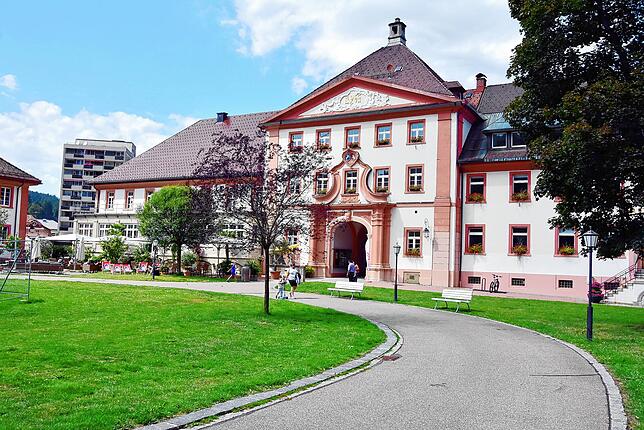 Das historisches Gebäude des ehemaligen Klosters St. Blasien.