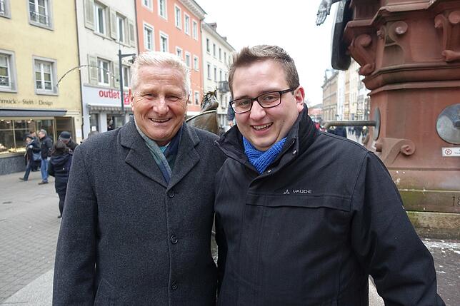 Andreas Kaltenbach (links) und Mario Böhler.