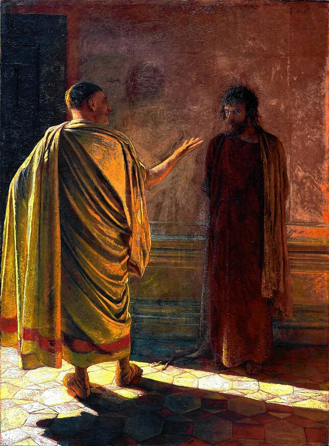 Nikolai Ge: „Was ist Wahrheit?“, 1890
