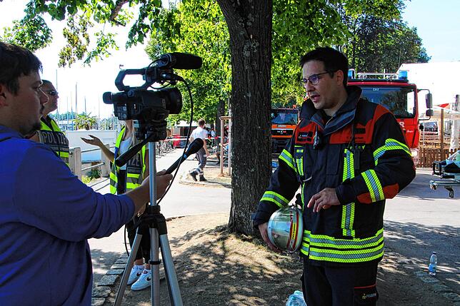 Bild 21: Bilder der Brandstelle nach einem Feuer auf dem Seehasenfest