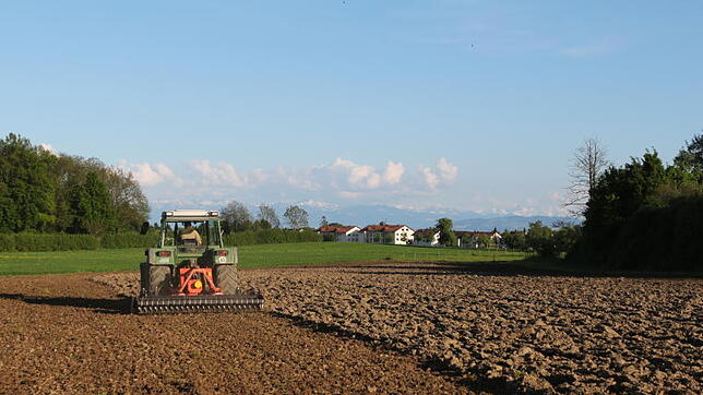 Acker statt Bauland: Bisher wird das Gebiet oberhalb der Schätzlesruh landwirtschaftlich genutzt. Das umstrittene Oberhof III wird ...