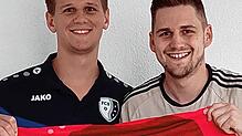 Gute Freunde: Ab der neuen Saison spielen Sportchef Yannik Kalt (links) und der dem vom FC Erzingen kommende Nico Ködel beim FC ...