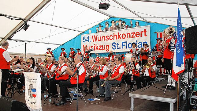 Für tolle Stimmung sorgte der Musikzug St. Florian bei seinem Wunschkonzert, das zum 54. Mal im Festzelt auf dem Chilbiplatz stattfand. ...