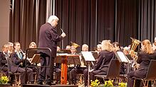 Die Stadtmusik Bad Säckingen begeistert unter Leitung von Johannes Brenke mit einem Konzert im Kursaal. Fotos: Michael Gottstein