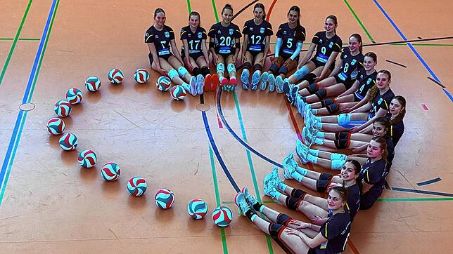 Mit Herz und Feuereifer dabei: Die U18-Volleyballer des Gastgebers TSV Mimmenhausen freuen sich auf die DM.