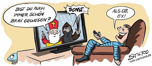 Bild 47: Die Karikatur der Woche: Wie weit weg ist noch zu nah dran?
