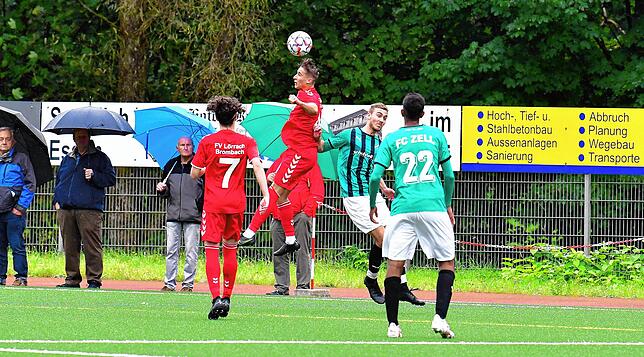 Bild 11: U23 des FV Lörrach-Brombach feiert ausgerechnet beim FC Zell den ersten Sieg &ndash; und wir haben Bilder!