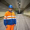 Projektleiter Guido Sutter im neuen Tunnel &ndash; ein imposanter Abschnitt der neuen Umfahrung in Bad Zurzach.