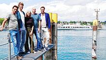 Die Macher hinter den Festen (von links): Joachim Berner, Tommy Spörrer, Elke Cosmo von der Ideenfabrik, Frank Schuhwerk und Eric Thiel.