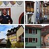 Stadtführer Ronald Landwehr kennt viele spannende Geschichten über Tiengen, wie über das Haus Schnitzer mit seinem Rundbogen-Durchgang , ...