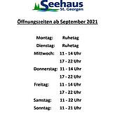 Im Seehaus am Klosterweiher blieb Karin Szczygiol irgendwann nichts anderes mehr übrig, als zwei Ruhetage und eine längere Mittagspause ...