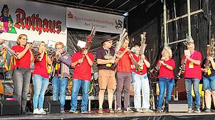 Die Schallmeiengruppe vom Wallbacher RSV haben zum 150. Jubiläum vom Musikverein Wallbach eines ihre ganz besonderen Konzerte geboten.