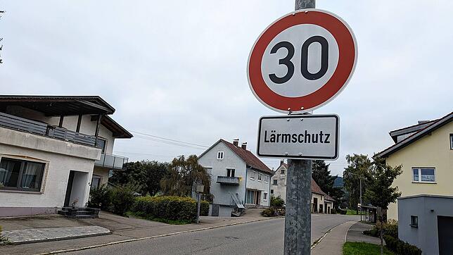 Auch in Wolterdingen wurde eine Tempo-30-Zone eingerichtet.