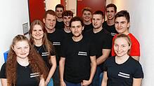 Der Vorstand der Landjugend Mönchweiler (von links): Thora Meyer, Anna Lina Hurst, Maik Hettich, Hubert Jäckle, David Mahler, Leander ...