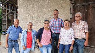 Sie waren bei allen Scheunenfesten als Helfer dabei (von links): Berthold und Elisabeth Stauder, Cecile und Alfons Zipperer, Inge und ...