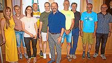 Der neu gewählte Vorstand des Vereins Schwarzwald Bike Marathon (von links): Juliane Güttsches, Antje Jäger, Lisa Fehrenbach, Daniel ...