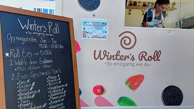 Die Kunden können am Wagen von Winter‘s Roll aus einer Liste von Zutaten auswählen. Dies ergibt über 600 Kombinationen.