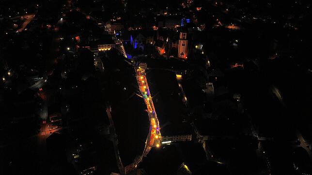 Bild 1: Die schönsten Bilder von der Aktion &bdquo;Tiengen leuchtet&ldquo;