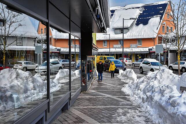 Der Großteil der Geschäfte, wie hier in St. Georgen, ist seit Mitte Dezember geschlossen.