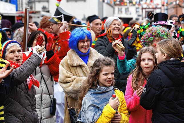 Bild 34: So bunt war der Rathaussturm in Radolfzell