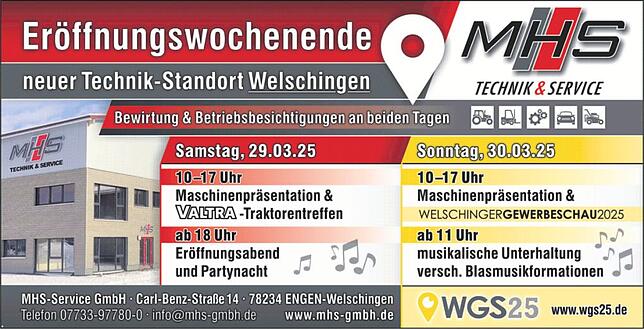 Bild 1: Neubau MHS in Engen-Welschingen: Neuer Standort wird eröffnet